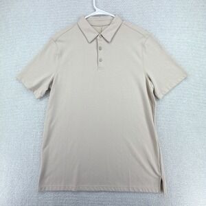 Jack‎ Archer Polo Shirt Mens XL Beige Performance Stretch Cotton Nylon Golf
